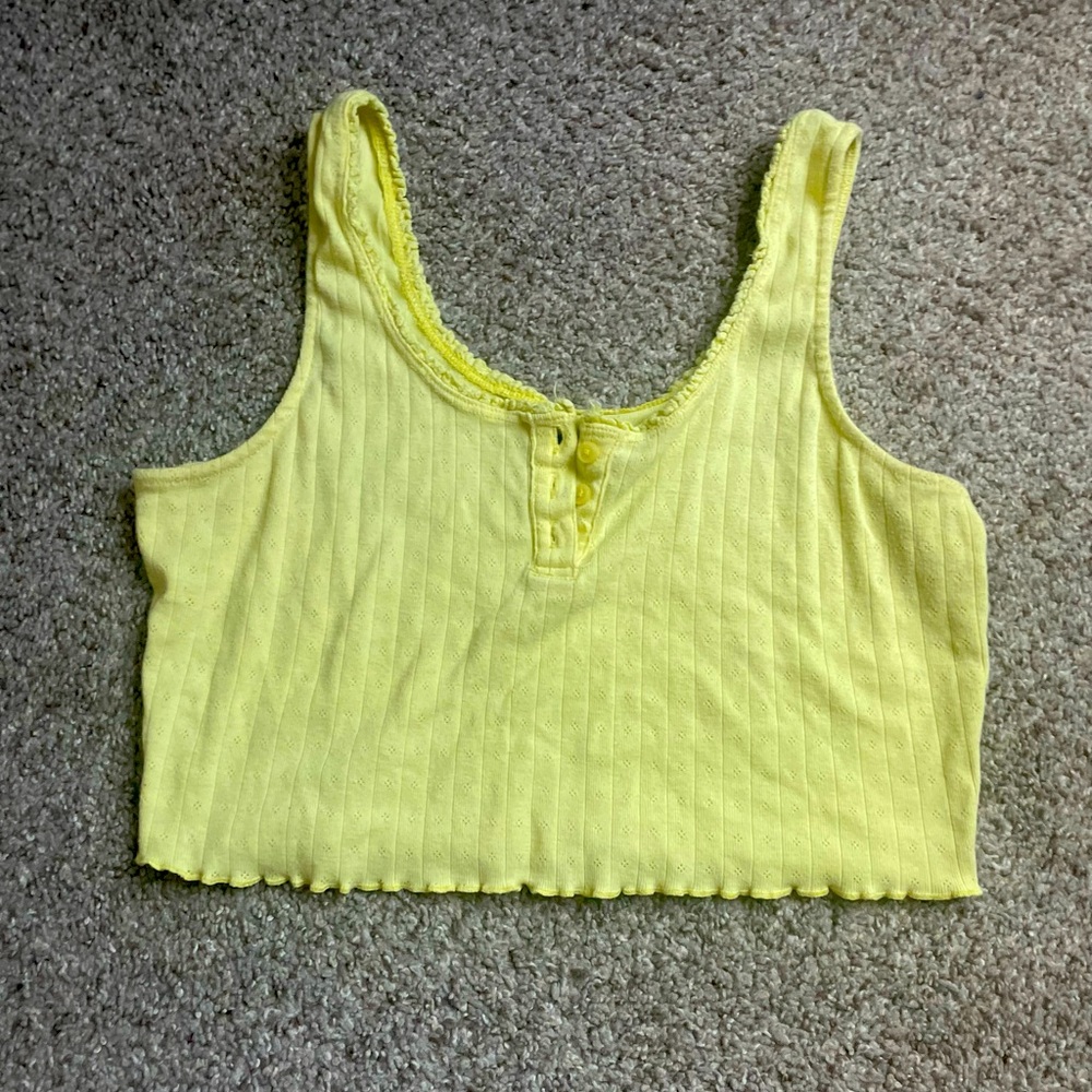 SO yellow summer tank